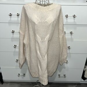 Aerie oversized knit sweater, size M